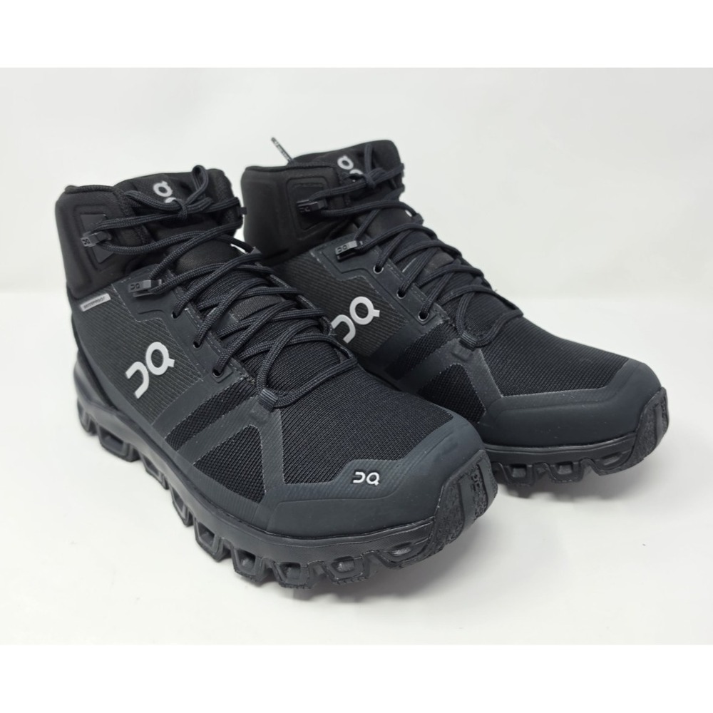 On Cloudrock Waterproof All Black Women's Size 8‎ NWB